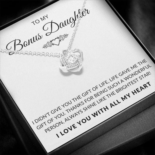 (ALMOST SOLD OUT) To My Bonus Daughter - Life Gave Me The Gift Of You - The Jewelry Page