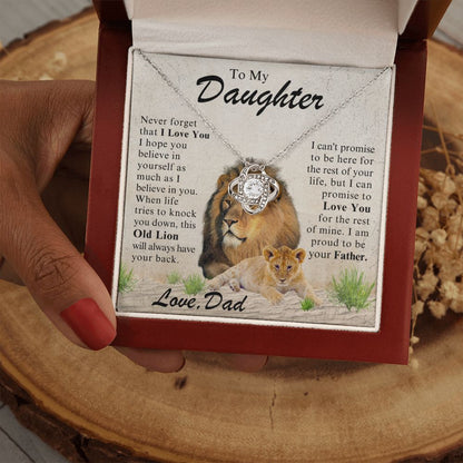 [Almost Sold Out] To My Daughter - This Old Lion Will Always Have Your Back - The Jewelry Page