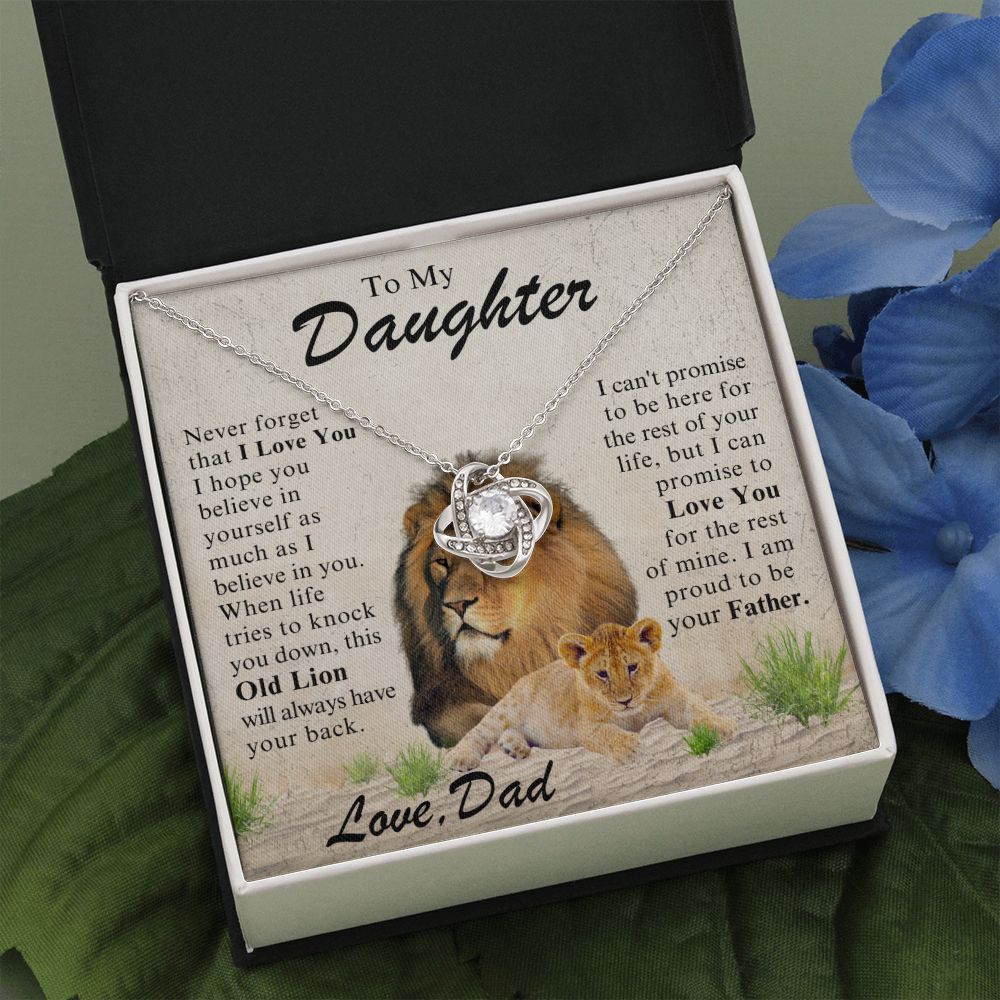 [Almost Sold Out] To My Daughter - This Old Lion Will Always Have Your Back - The Jewelry Page