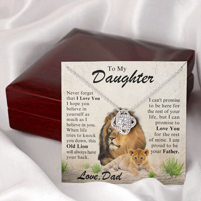 [Almost Sold Out] To My Daughter - This Old Lion Will Always Have Your Back - The Jewelry Page