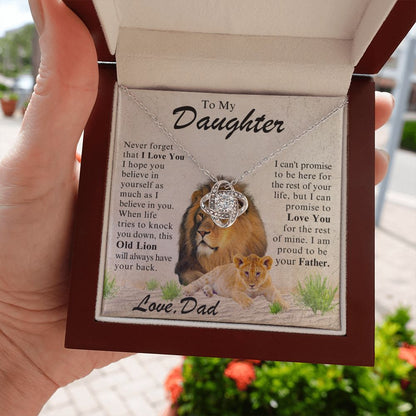 [Almost Sold Out] To My Daughter - This Old Lion Will Always Have Your Back - The Jewelry Page