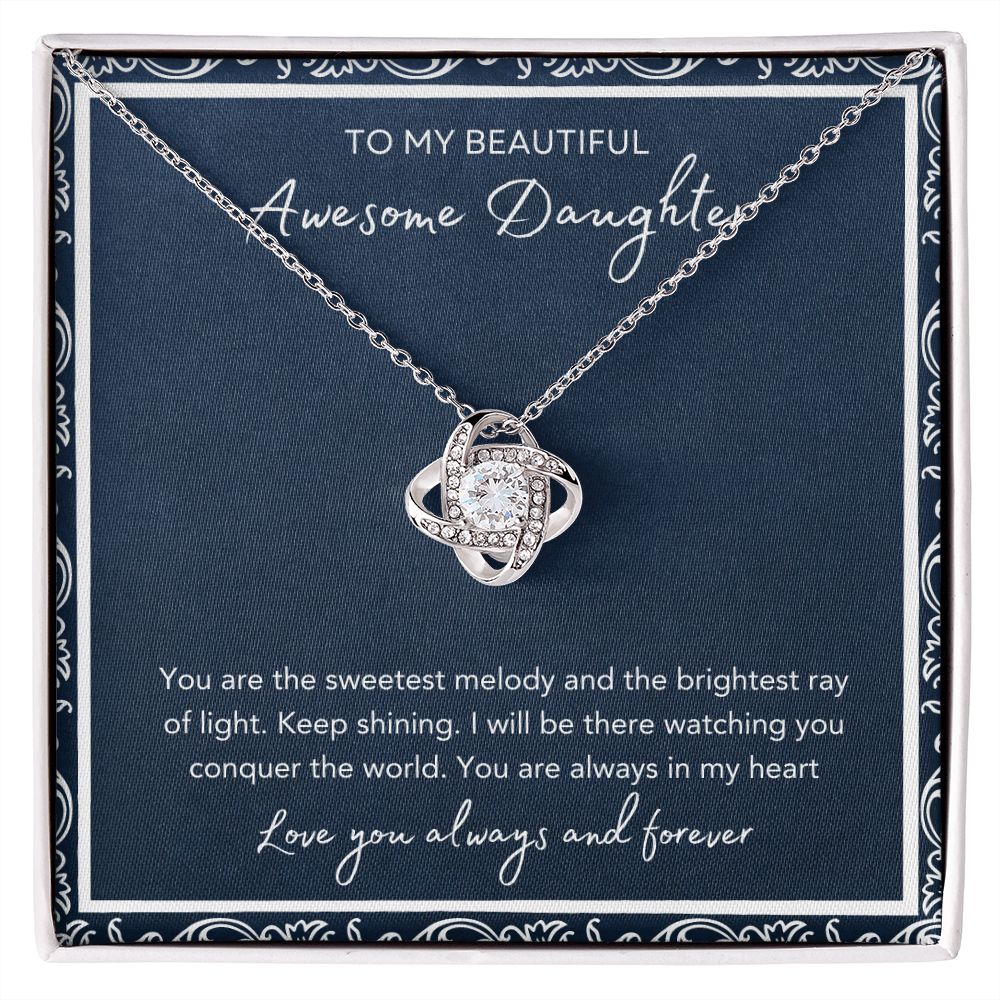 To My Beautiful Awesome Daughter - You Are The Sweetest Melody - The Jewelry Page