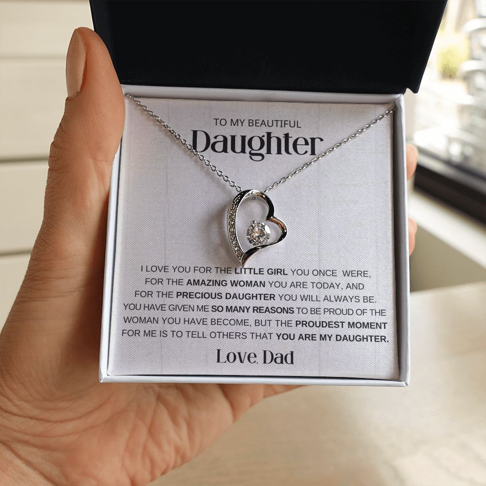To My Daughter from Dad | Love Knot Necklace | Someday when the pages – K's  Gifts N Things