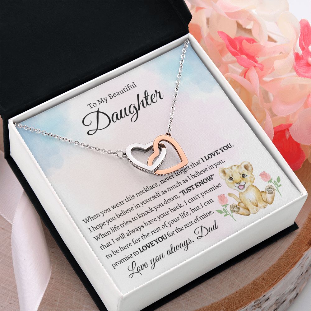 To My Beautiful Daughter - I Will Always Have Your Back - The Jewelry Page