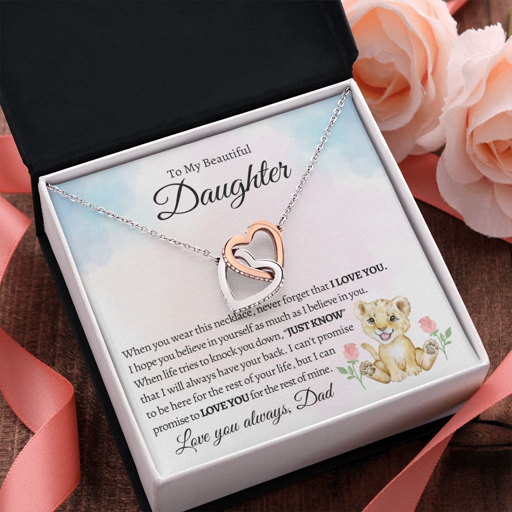 To My Beautiful Daughter - I Will Always Have Your Back - The Jewelry Page