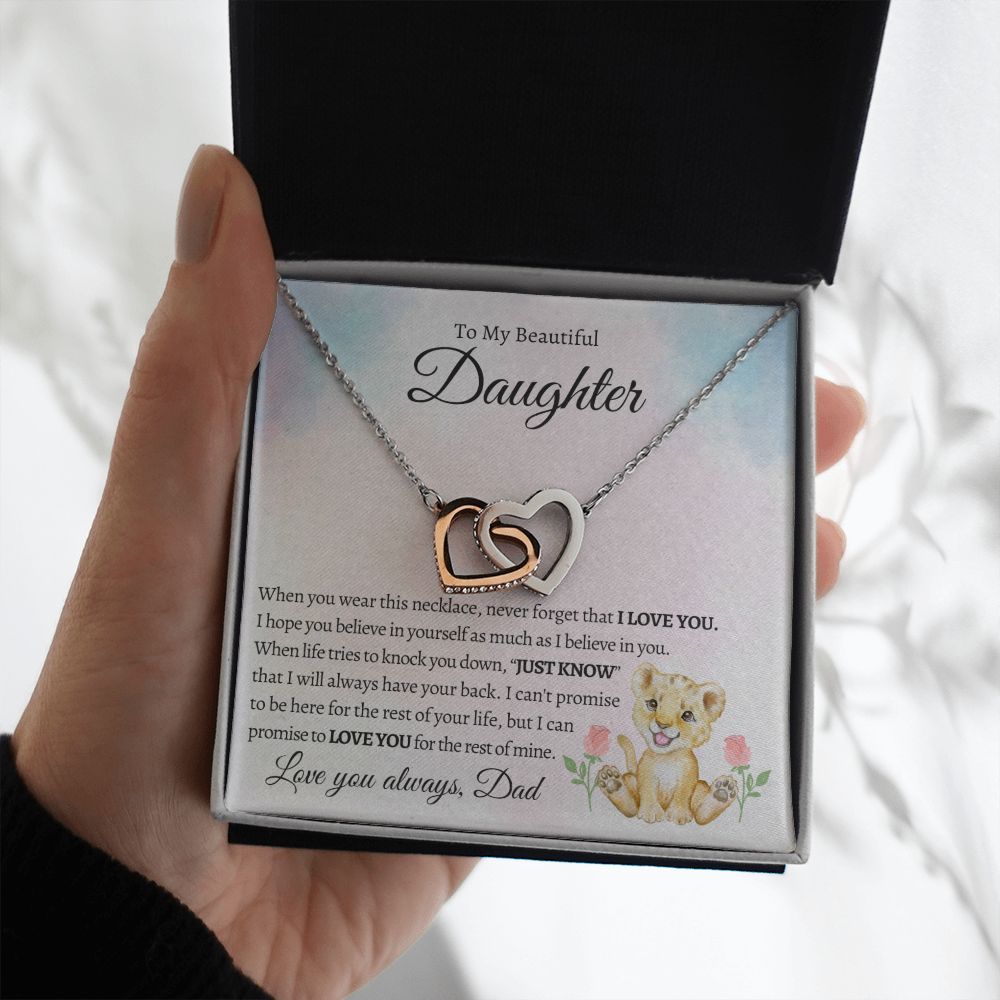 To My Beautiful Daughter - I Will Always Have Your Back - The Jewelry Page