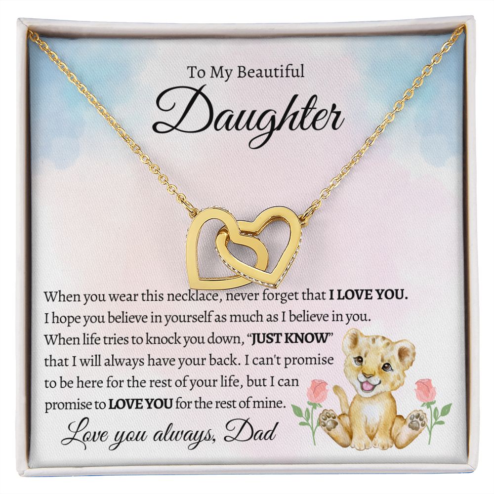 To My Beautiful Daughter - I Will Always Have Your Back - The Jewelry Page