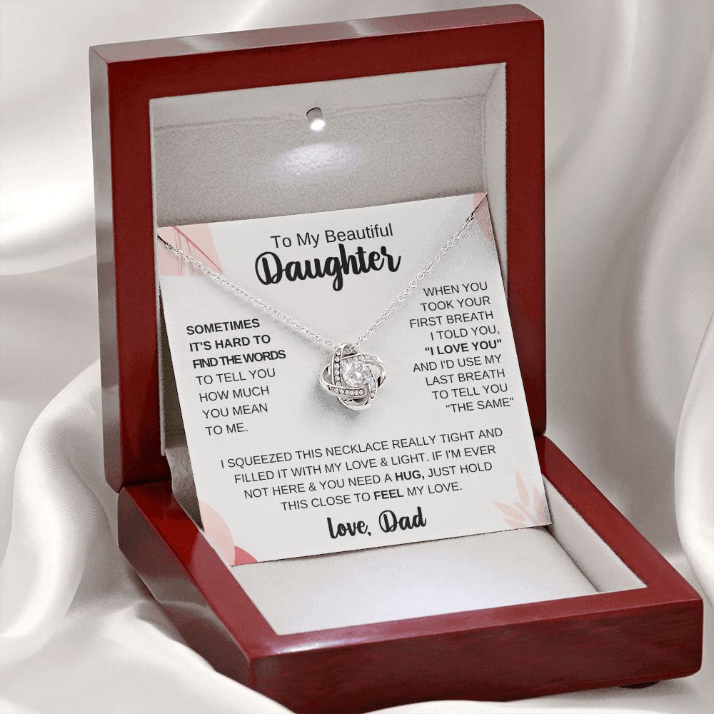 To My Beautiful Daughter - When You Took Your First Breath I Told You I Love You - The Jewelry Page