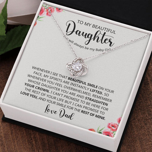 To My Beautiful Daughter - You Will Always Be My Baby Girl - The Jewelry Page