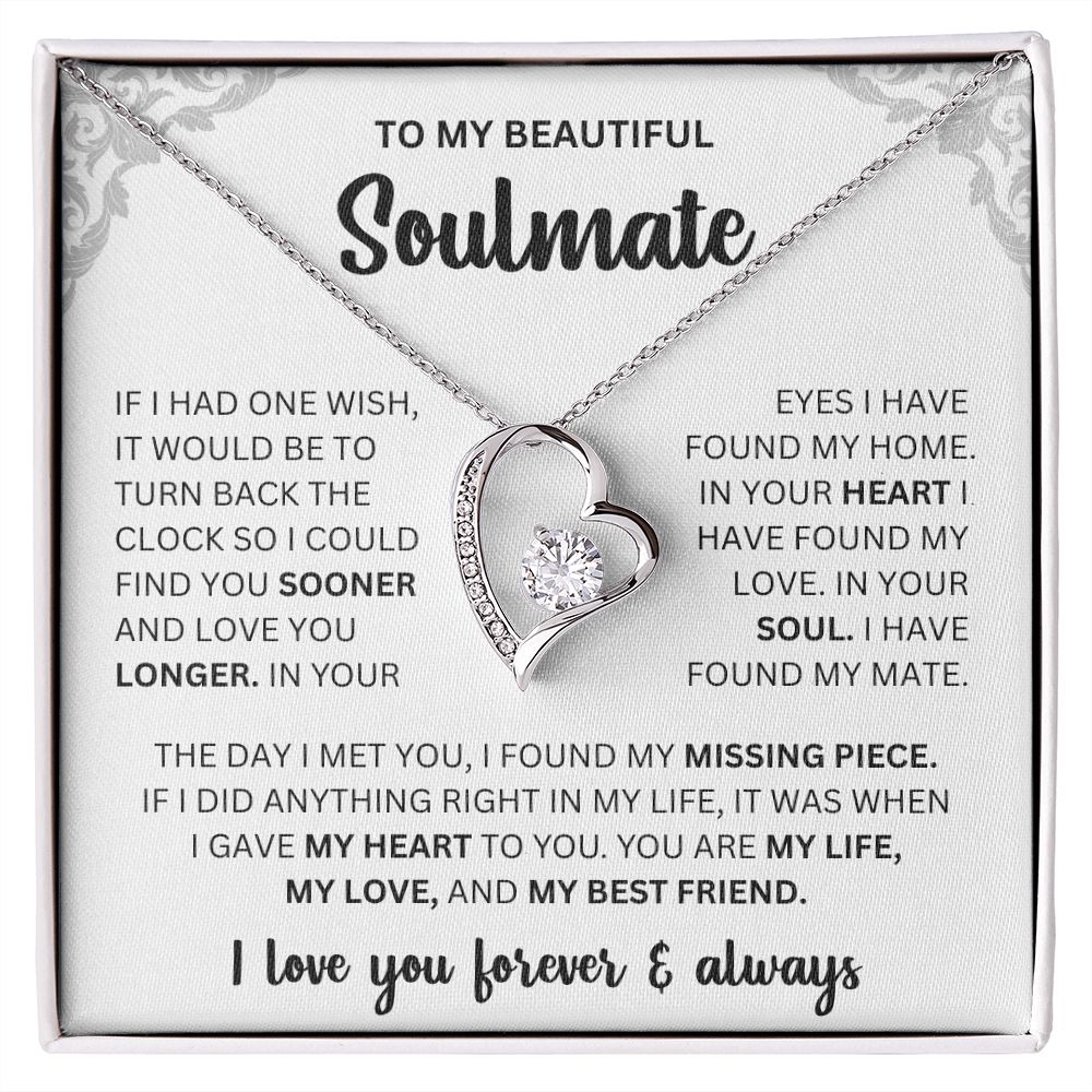 To My Beautiful Soulmate - In Your Eyes I Have Found My Home - The Jewelry Page