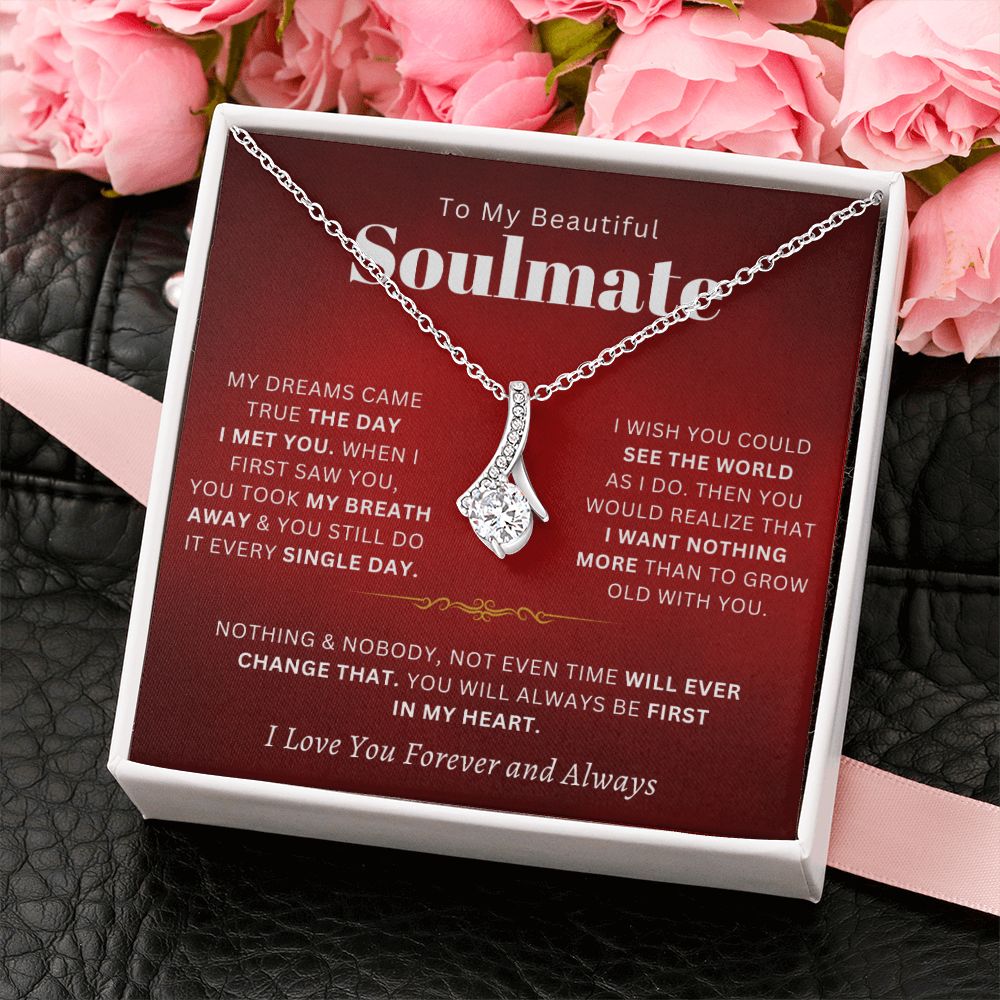 To My Beautiful Soulmate - My Dreams Came True - Red Card - The Jewelry Page