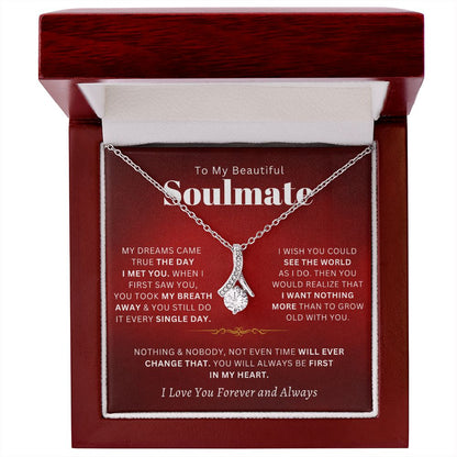 To My Beautiful Soulmate - My Dreams Came True - Red Card - The Jewelry Page