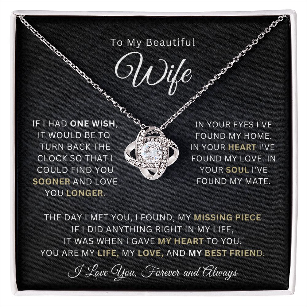 To My Beautiful Wife - If I Had One Wish - The Jewelry Page