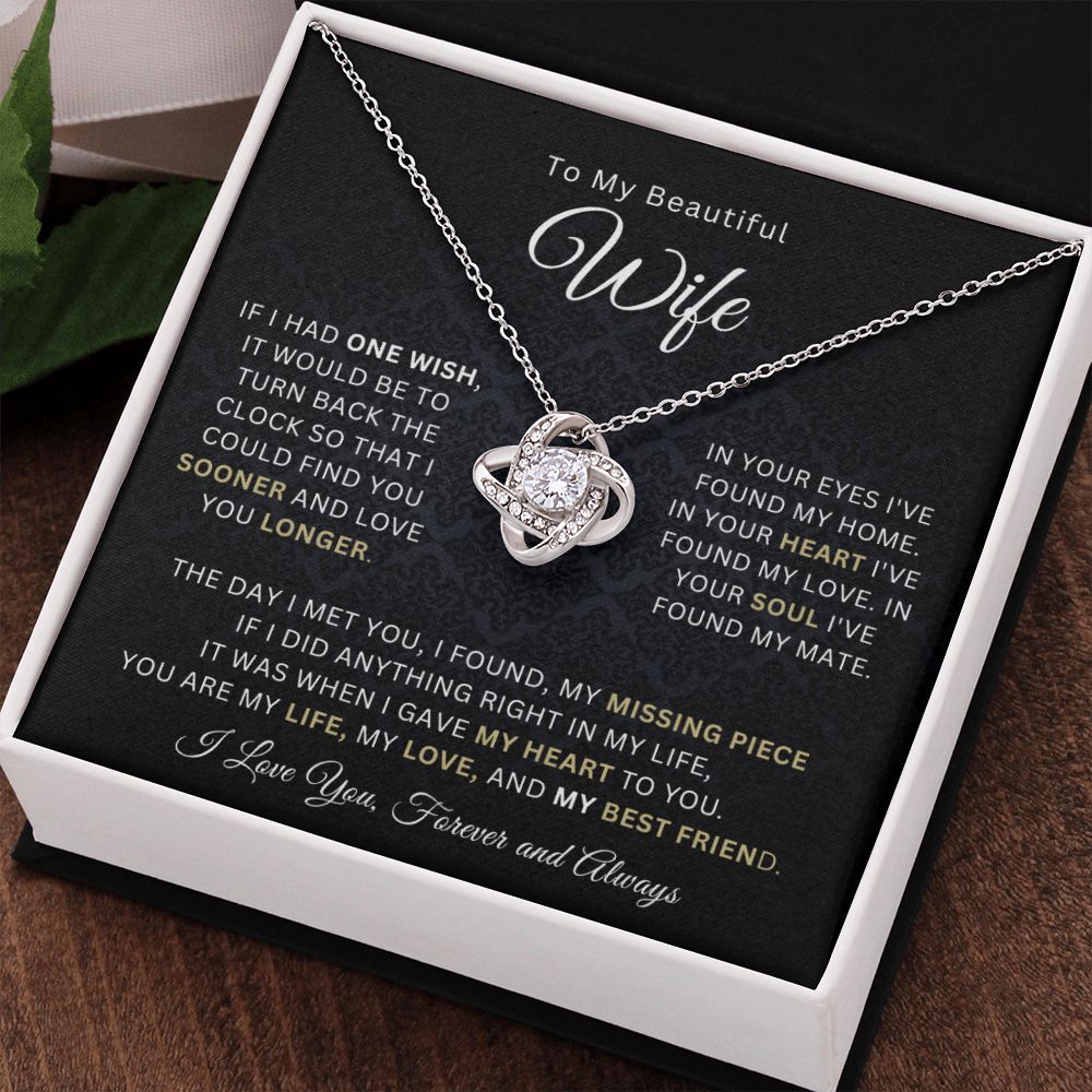 To My Beautiful Wife - If I Had One Wish - The Jewelry Page