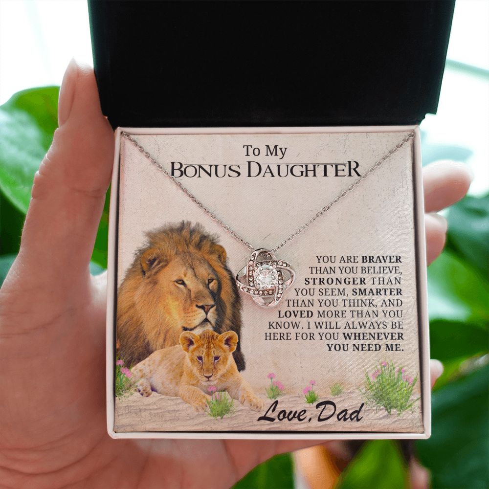 To My Bonus Daughter - You Are Braver Than You Believe - The Jewelry Page