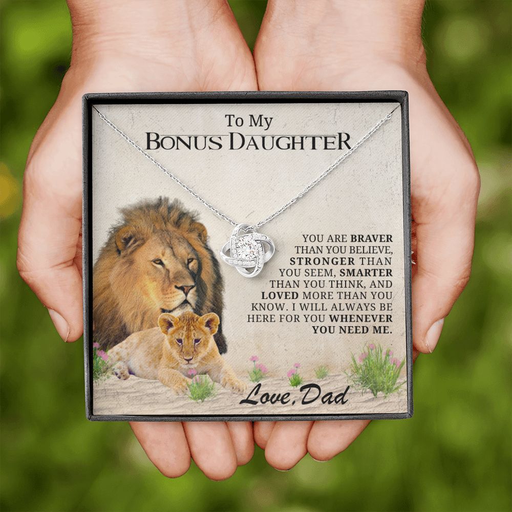 To My Bonus Daughter - You Are Braver Than You Believe - The Jewelry Page