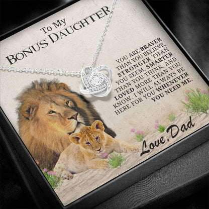 To My Bonus Daughter - You Are Braver Than You Believe - The Jewelry Page