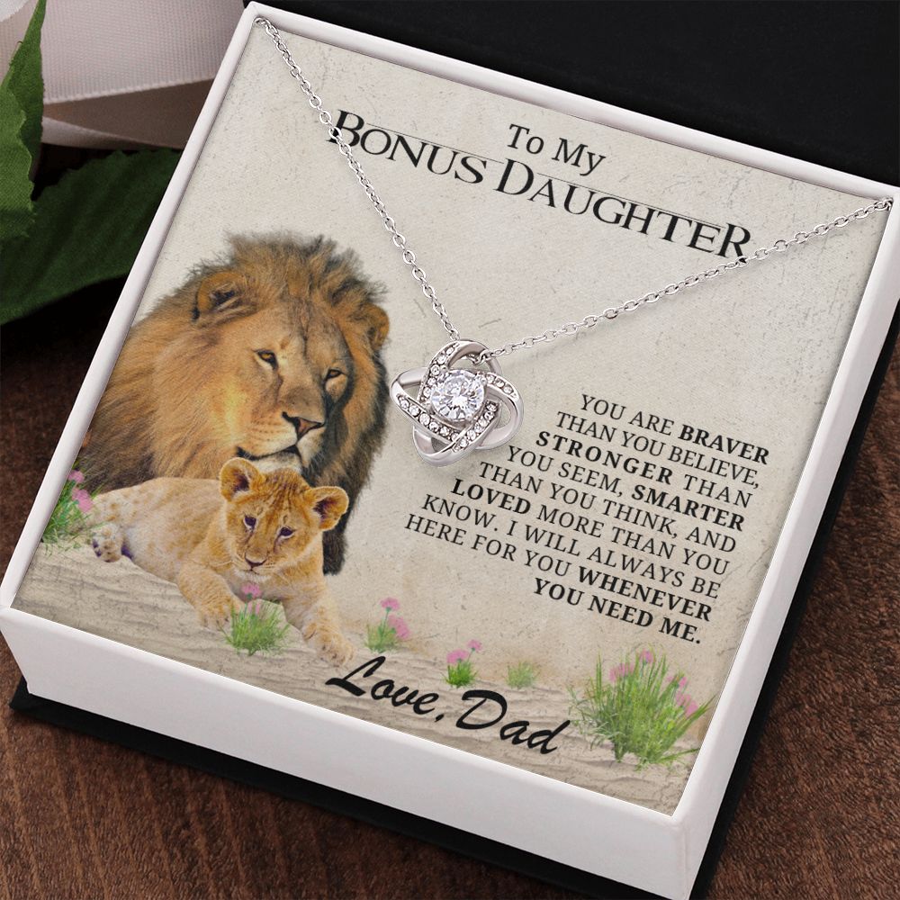 To My Bonus Daughter - You Are Braver Than You Believe - The Jewelry Page