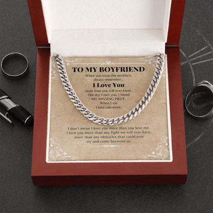 To My Boyfriend - Always Remember - The Jewelry Page