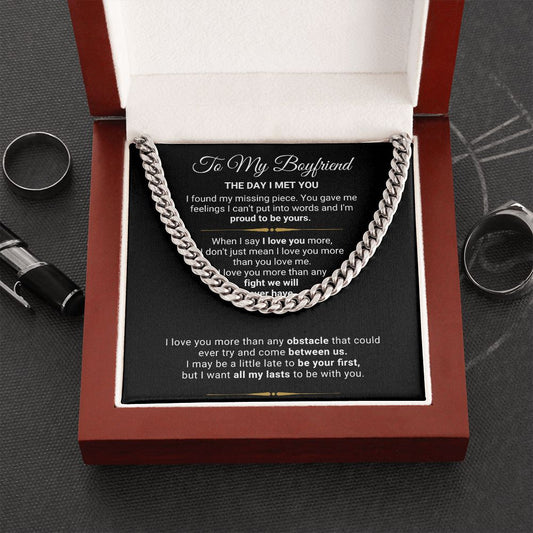 To My Boyfriend - The Day I Met You - The Jewelry Page