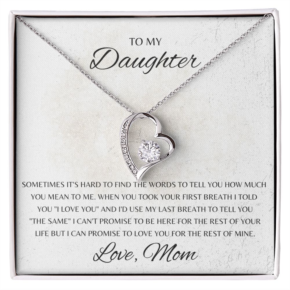 To My Daughter - I Told You I Love You - The Jewelry Page