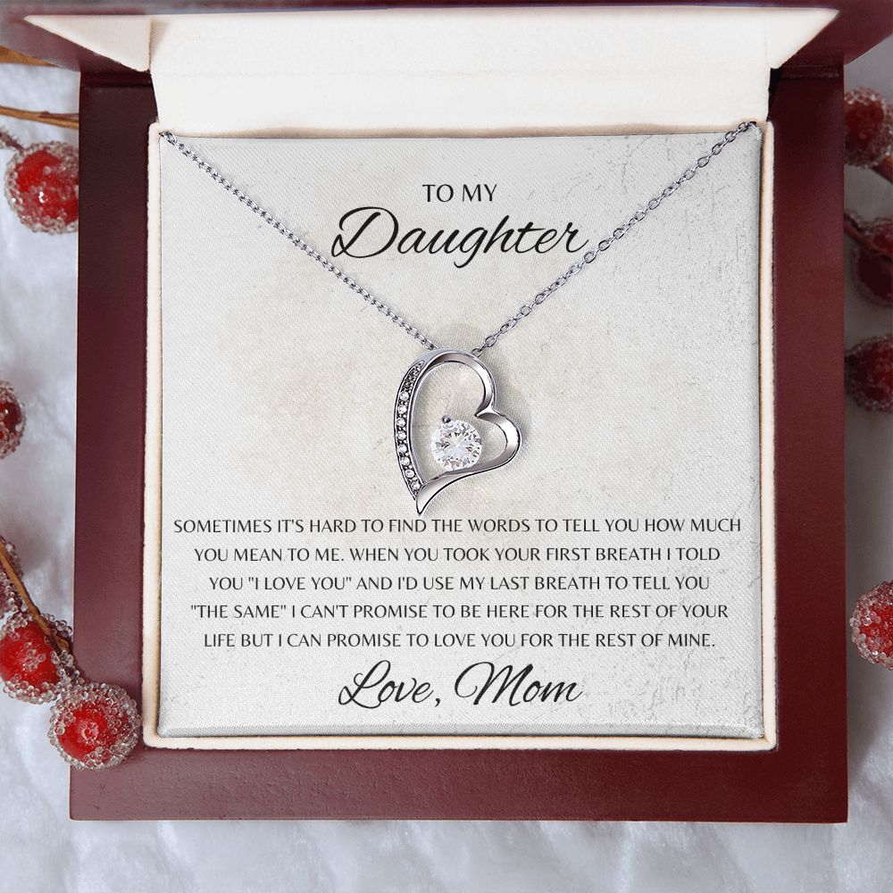 To My Daughter - I Told You I Love You - The Jewelry Page