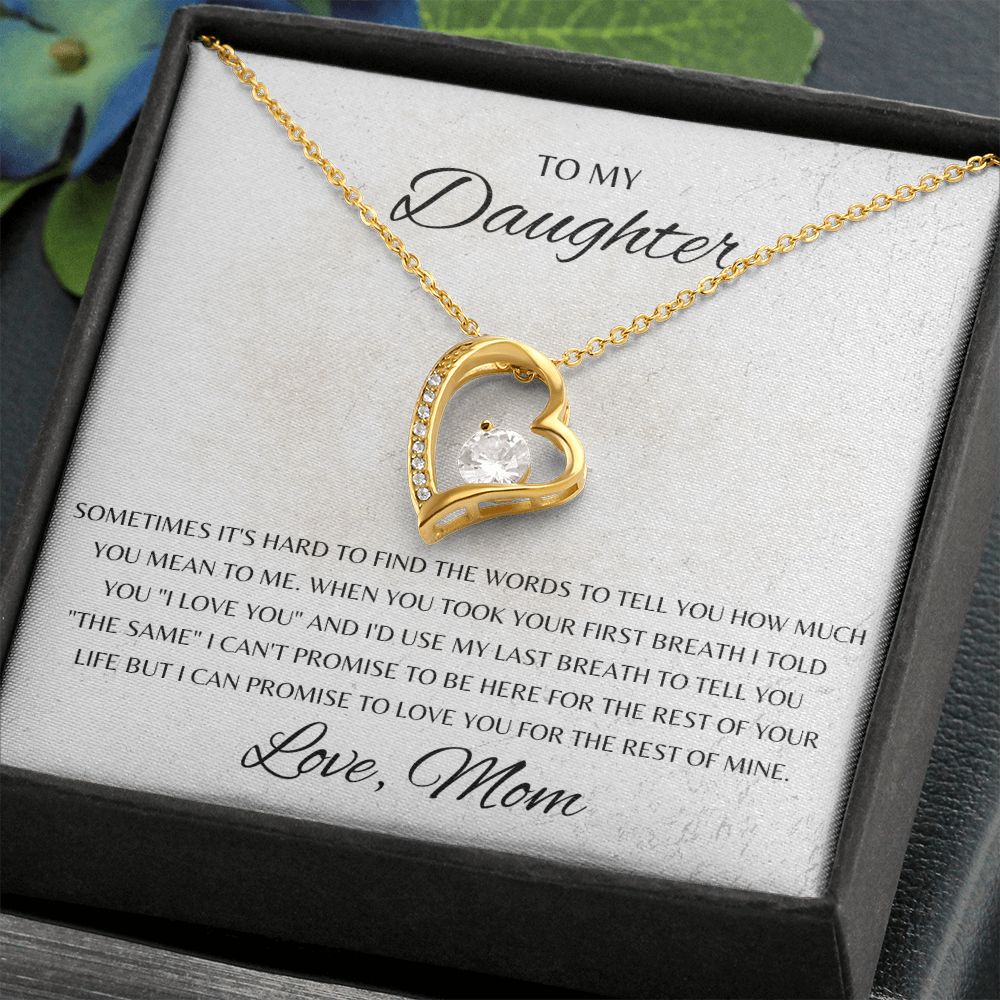 To My Daughter - I Told You I Love You - The Jewelry Page