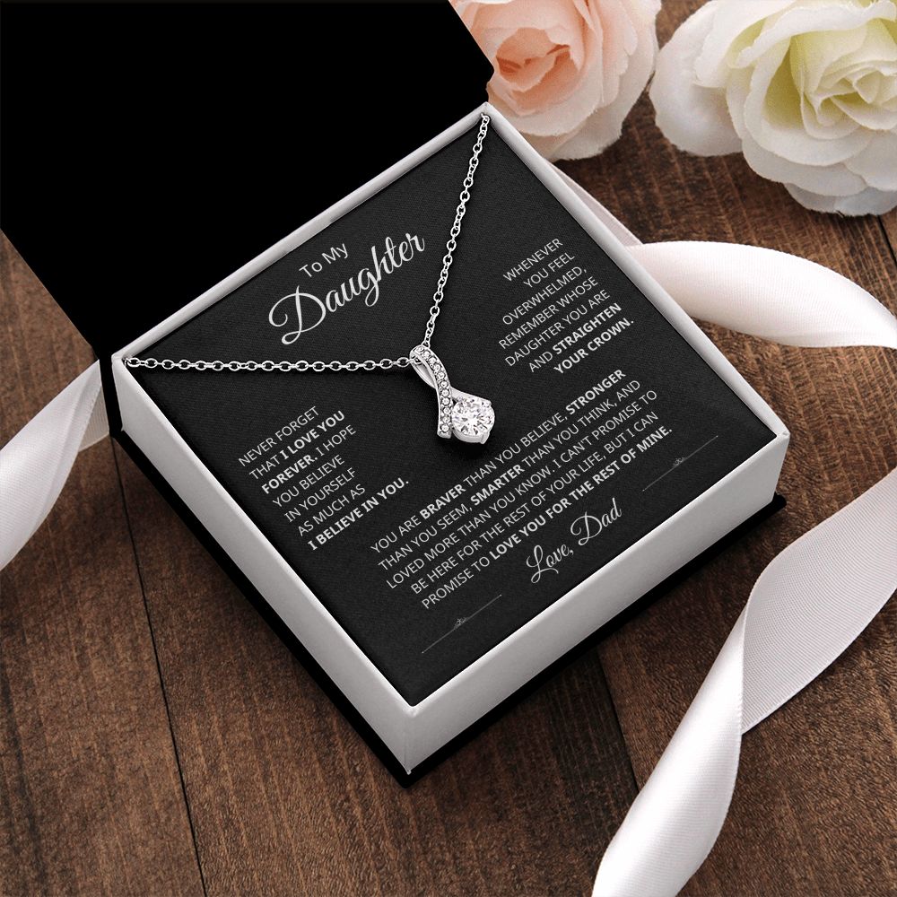 To My Daughter - Remember Whose Daughter You Are - Lux Card - The Jewelry Page