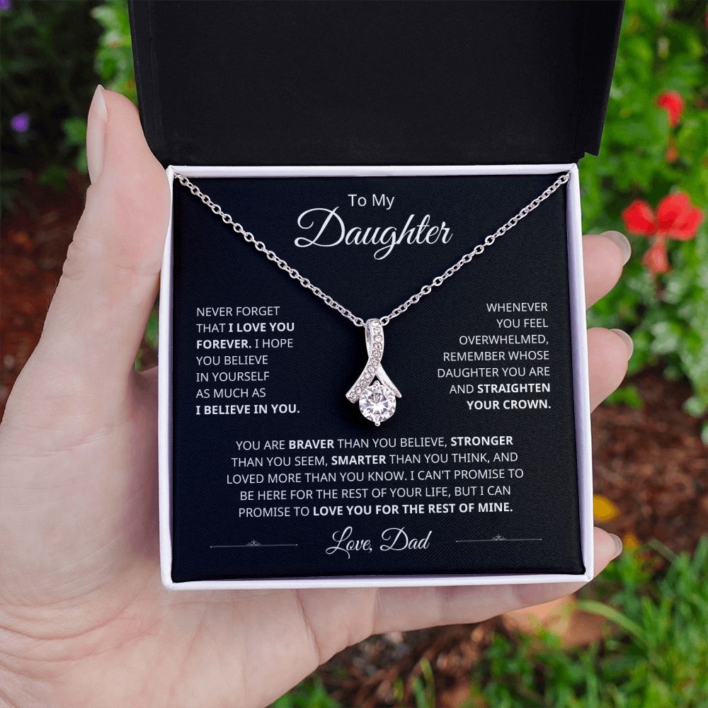 To My Daughter - Remember Whose Daughter You Are - Lux Card - The Jewelry Page