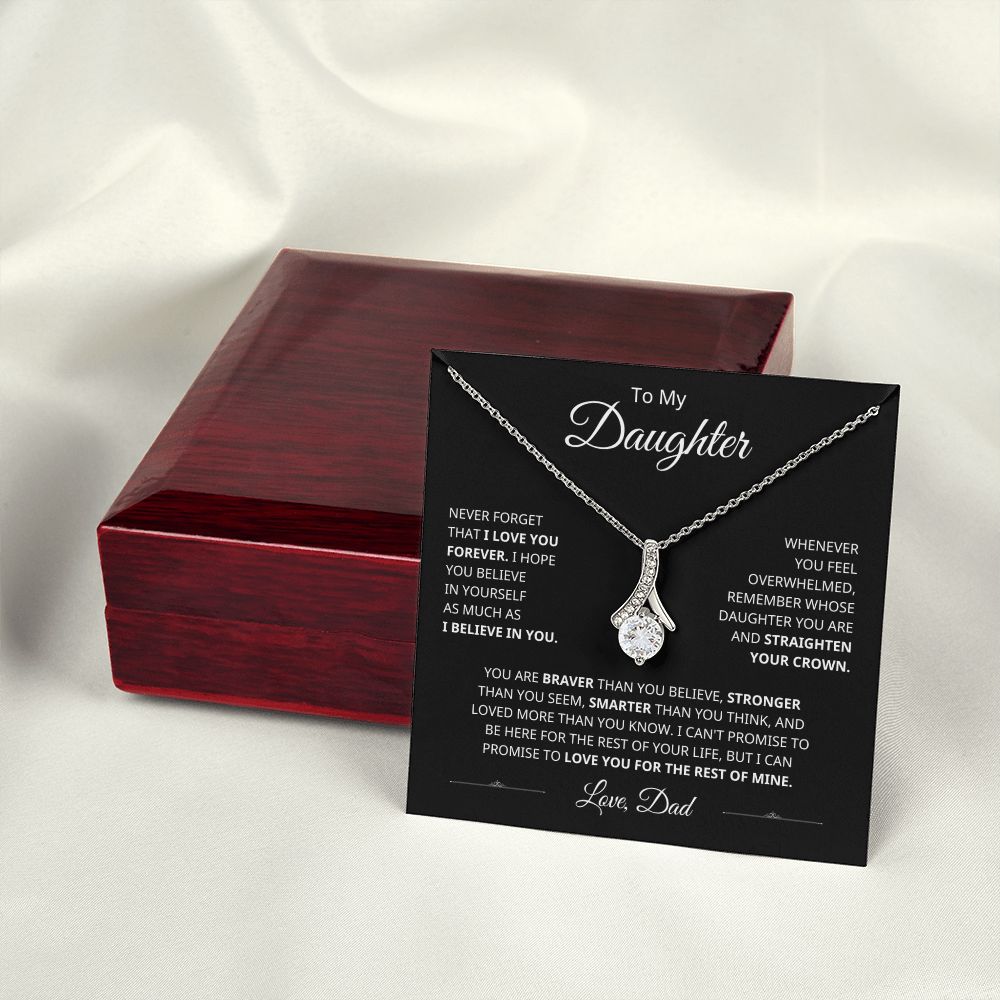 To My Daughter - Remember Whose Daughter You Are - Lux Card - The Jewelry Page