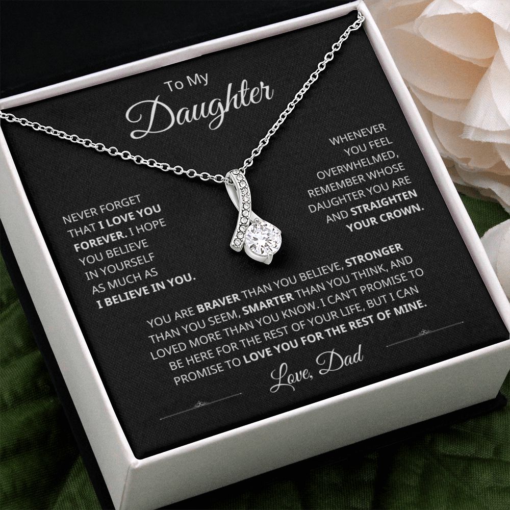 To My Daughter - Remember Whose Daughter You Are - Lux Card - The Jewelry Page