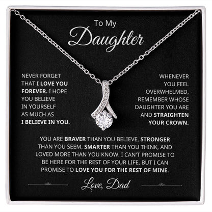 To My Daughter - Remember Whose Daughter You Are - Lux Card - The Jewelry Page