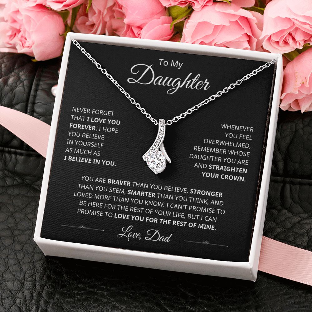 To My Daughter - Remember Whose Daughter You Are - Lux Card - The Jewelry Page