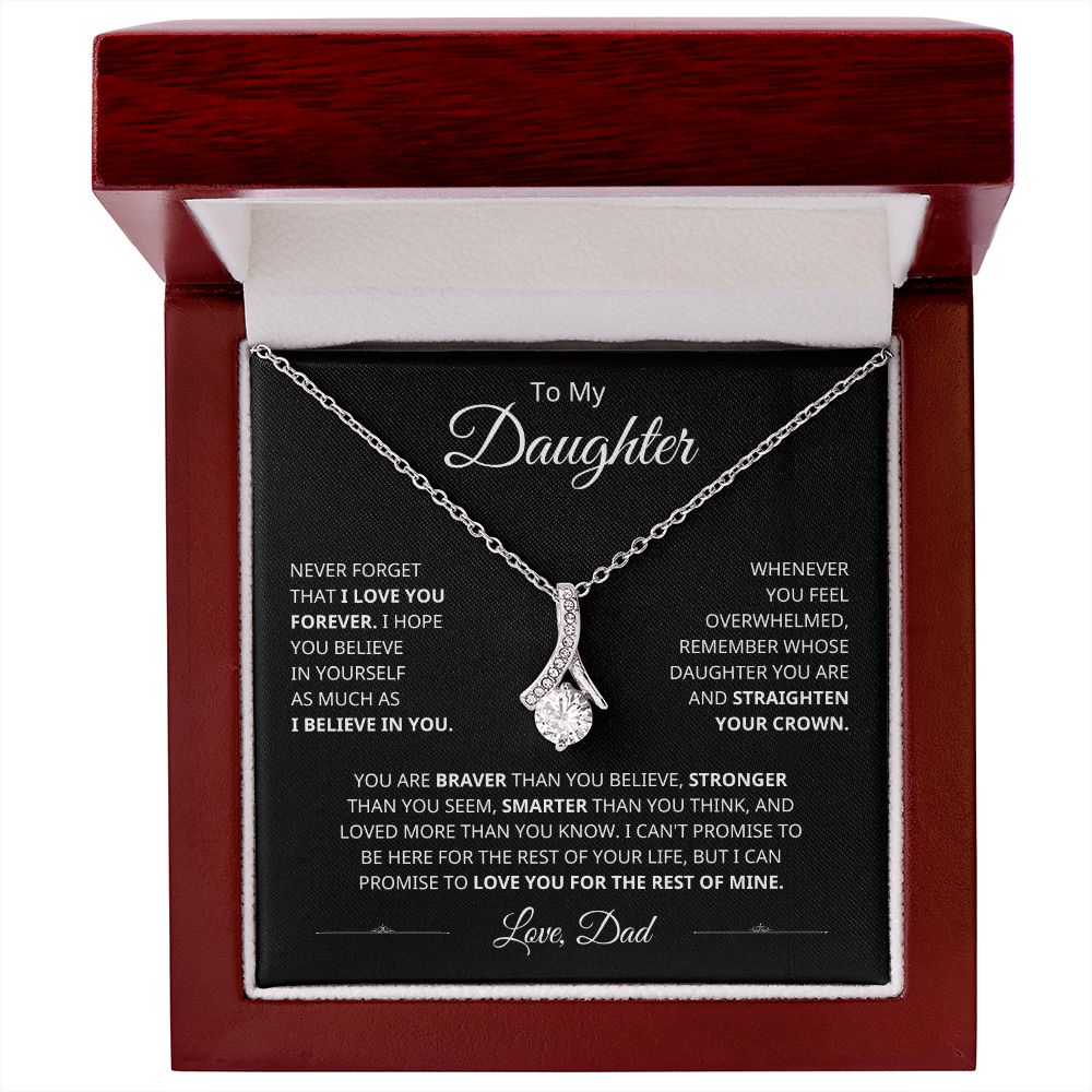 To My Daughter - Remember Whose Daughter You Are - Lux Card - The Jewelry Page