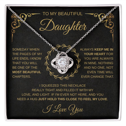 To My Daughter - Someday When The Pages Of My Life Ends - The Jewelry Page