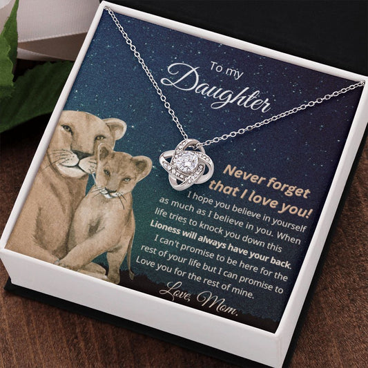 To My Daughter - This Lioness Will Always Have Your Back - The Jewelry Page