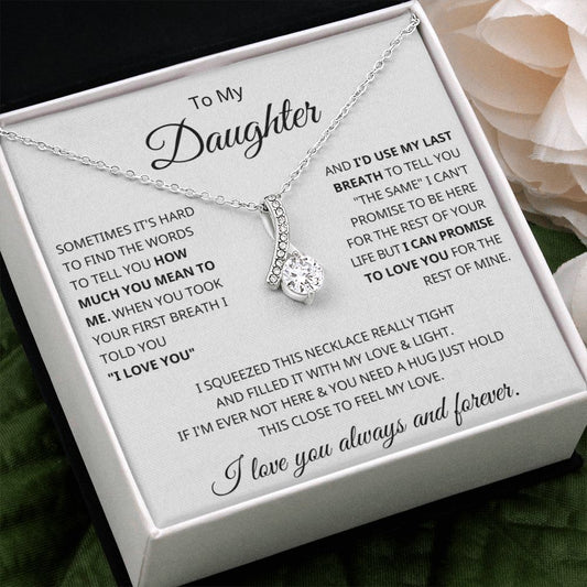 To My Daughter - When You Took Your First Breath - The Jewelry Page