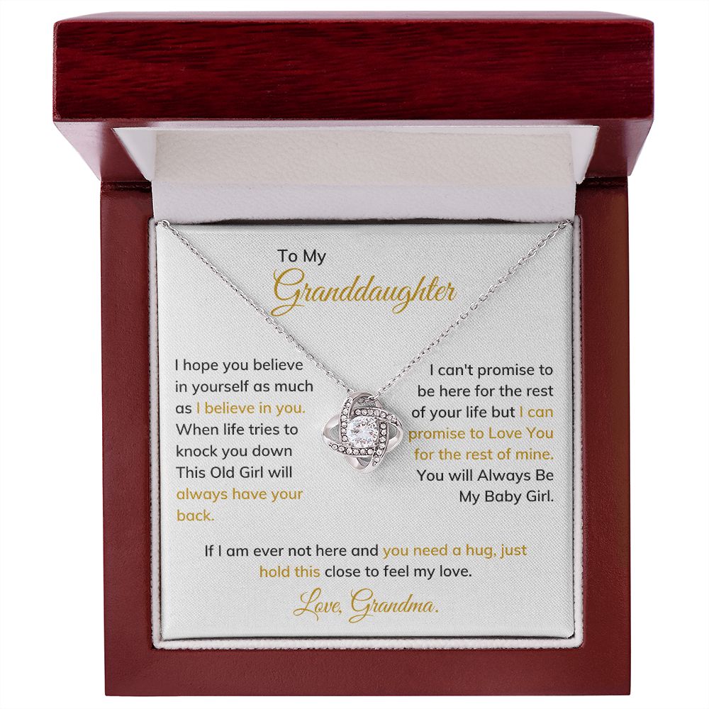 To My Granddaughter - You Will Always Be My Baby Girl - The Jewelry Page