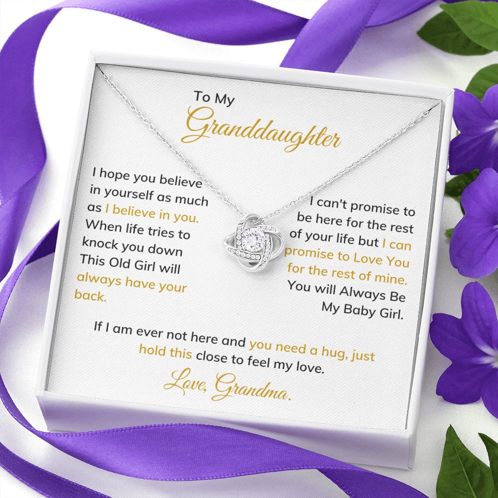 To My Granddaughter - You Will Always Be My Baby Girl - The Jewelry Page