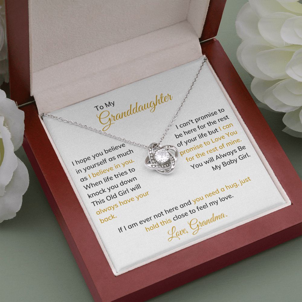 To My Granddaughter - You Will Always Be My Baby Girl - The Jewelry Page