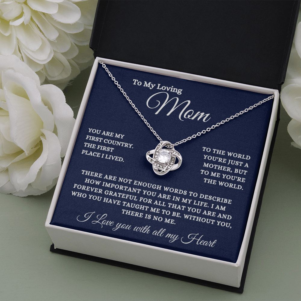 To My Loving Mom - Without You There Is No Me - The Jewelry Page