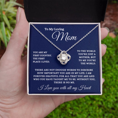 To My Loving Mom - Without You There Is No Me - The Jewelry Page