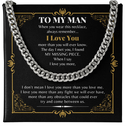 To My Man - Always Remember - The Jewelry Page