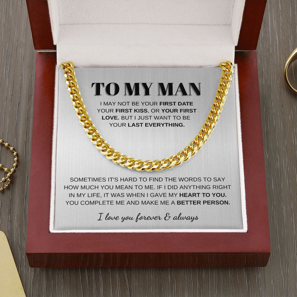 To My Man - I May Not Be Your First Date - The Jewelry Page