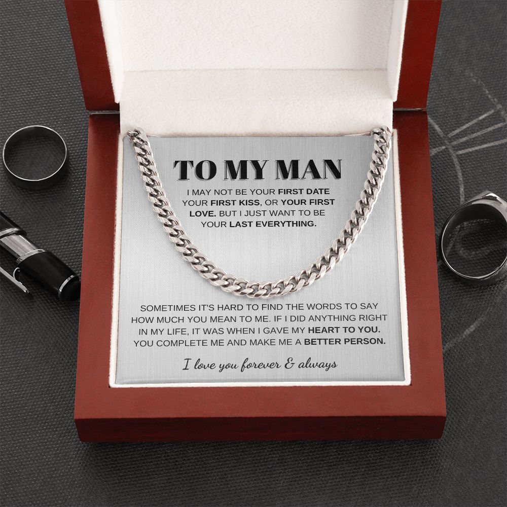 To My Man - I May Not Be Your First Date - The Jewelry Page