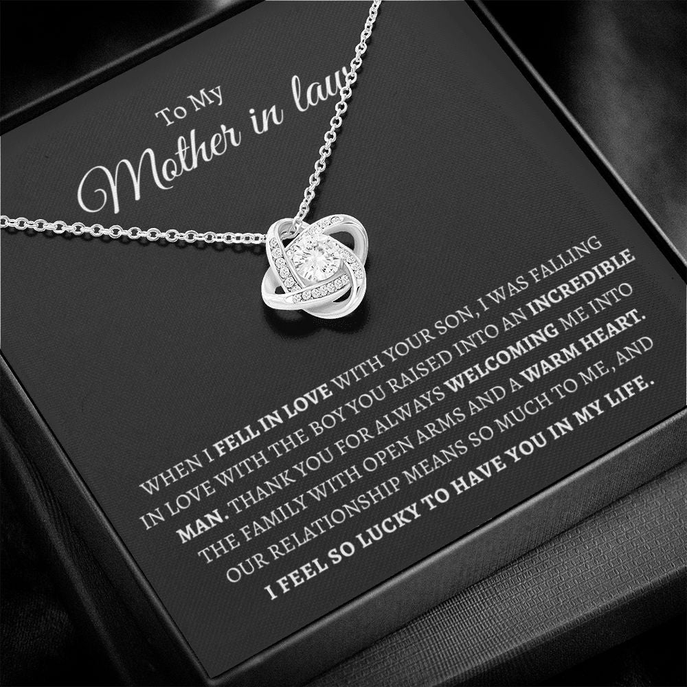 To My Mother In Law - When I Fell In Love With Your Son - The Jewelry Page