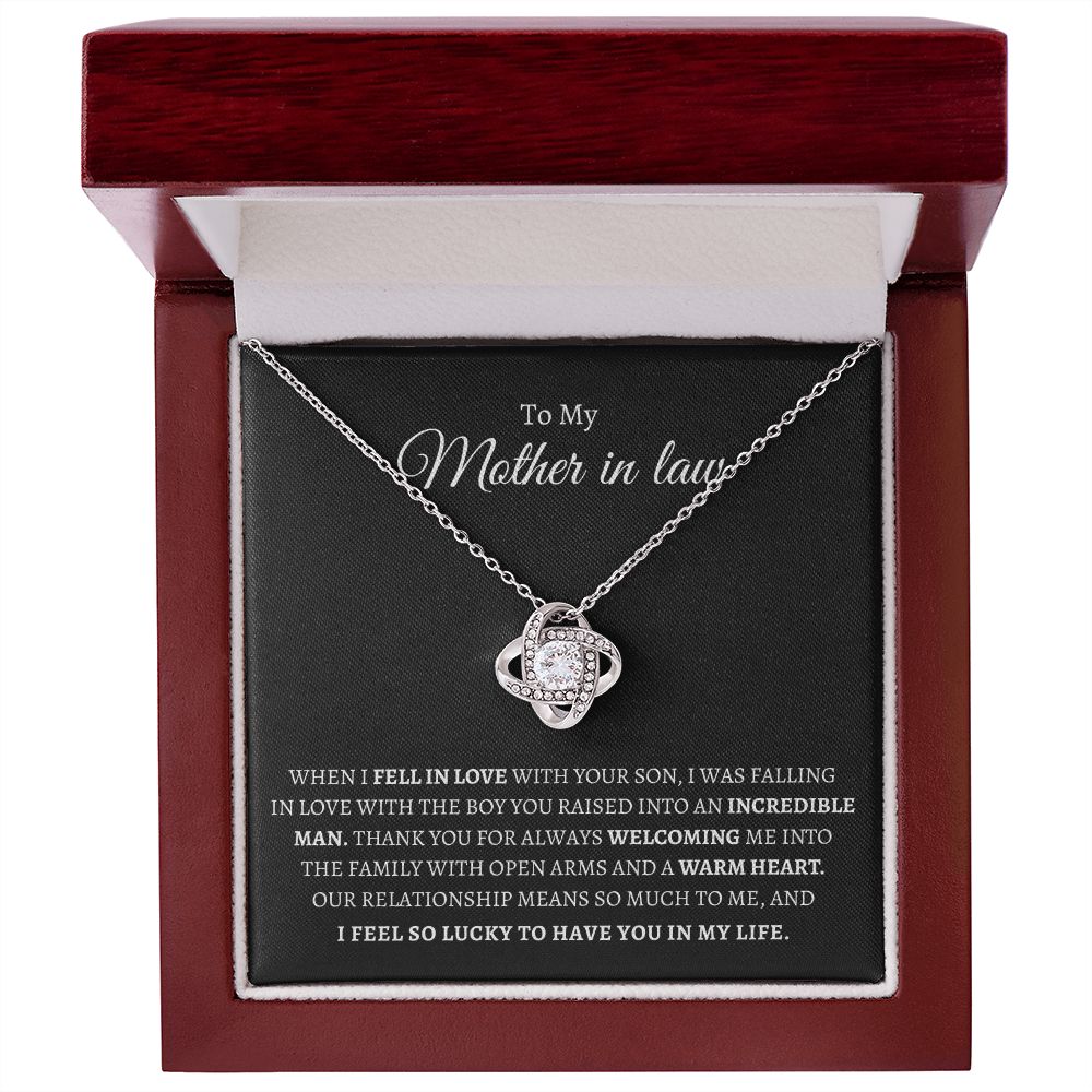 To My Mother In Law - When I Fell In Love With Your Son - The Jewelry Page