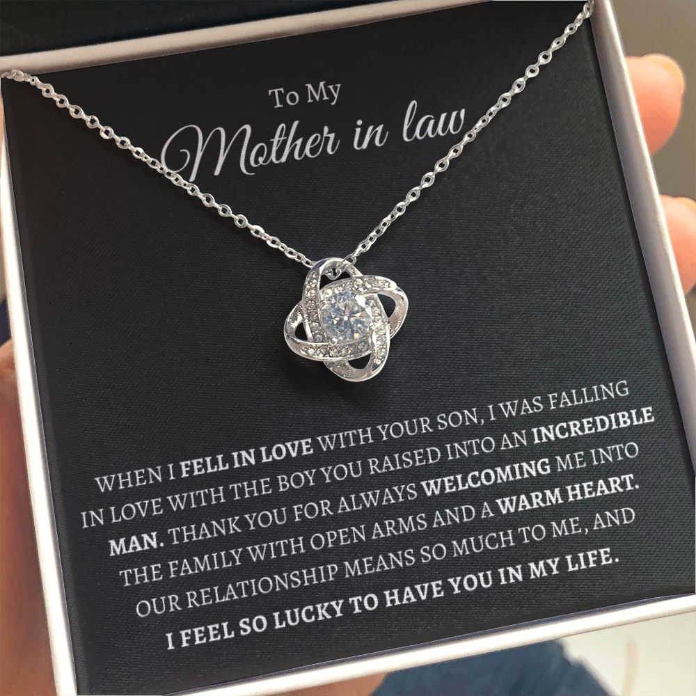 To My Mother In Law - When I Fell In Love With Your Son - The Jewelry Page