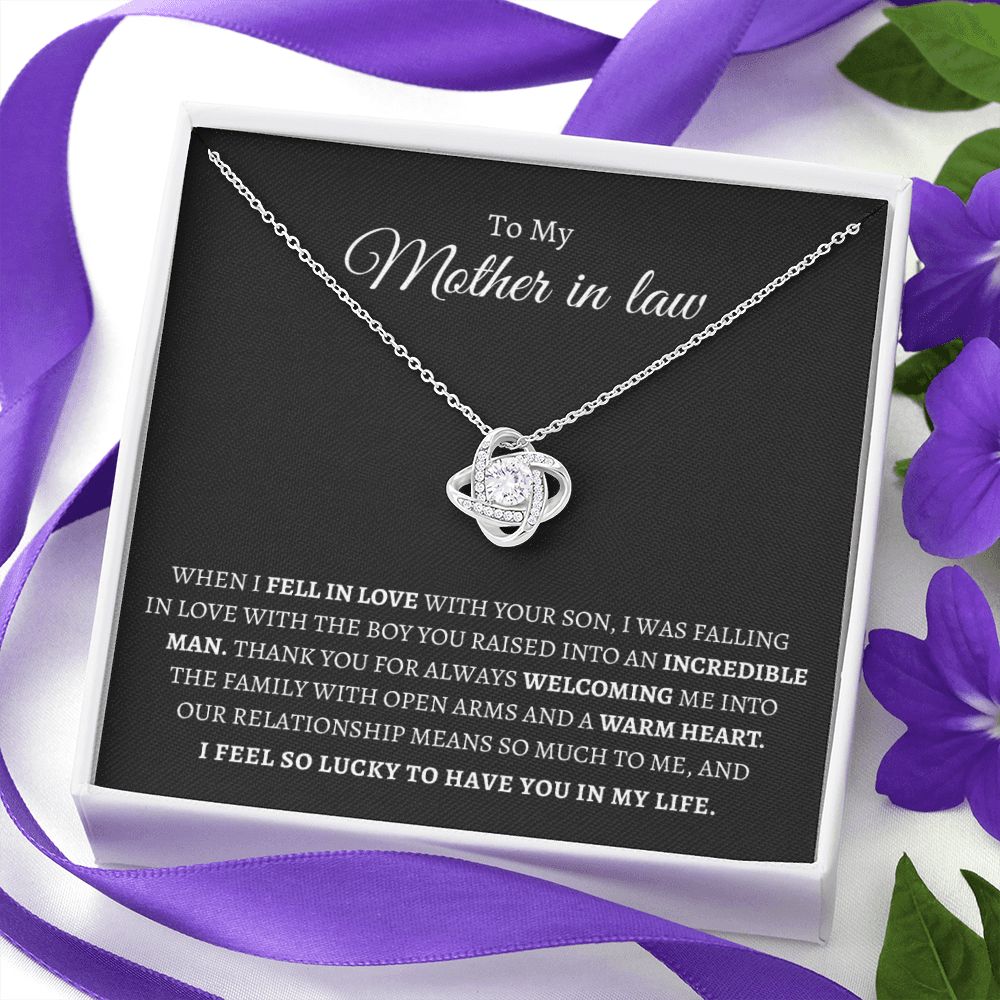 To My Mother In Law - When I Fell In Love With Your Son - The Jewelry Page