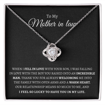 To My Mother In Law - When I Fell In Love With Your Son - The Jewelry Page